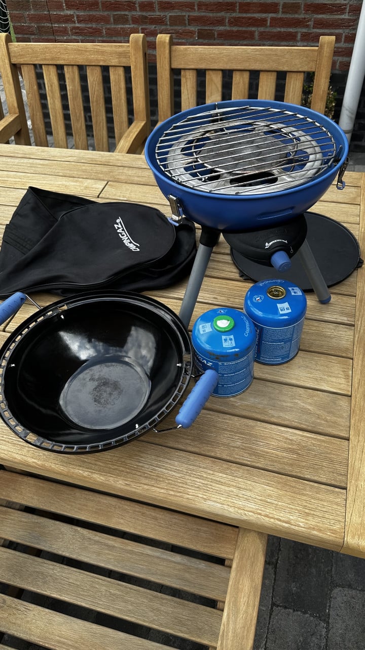 Campingaz tafelbbq incl gas.