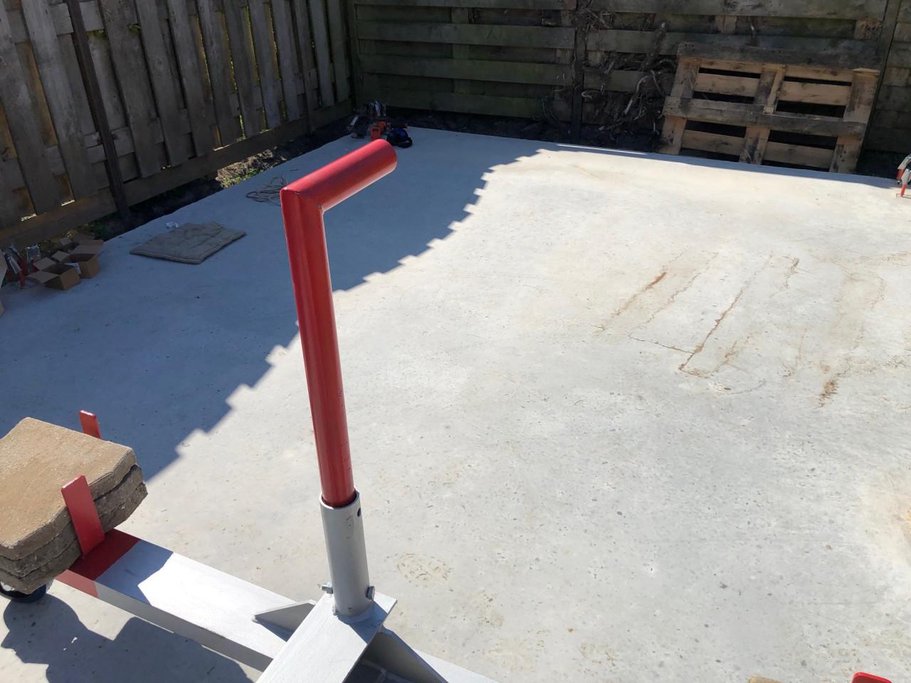 Mini (handmatige) bouwkraan