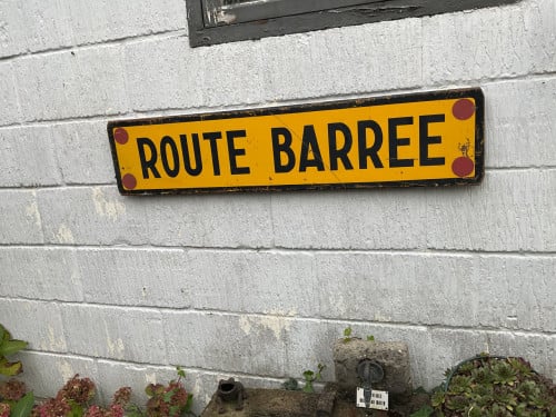 Oud bord uit Frankrijk