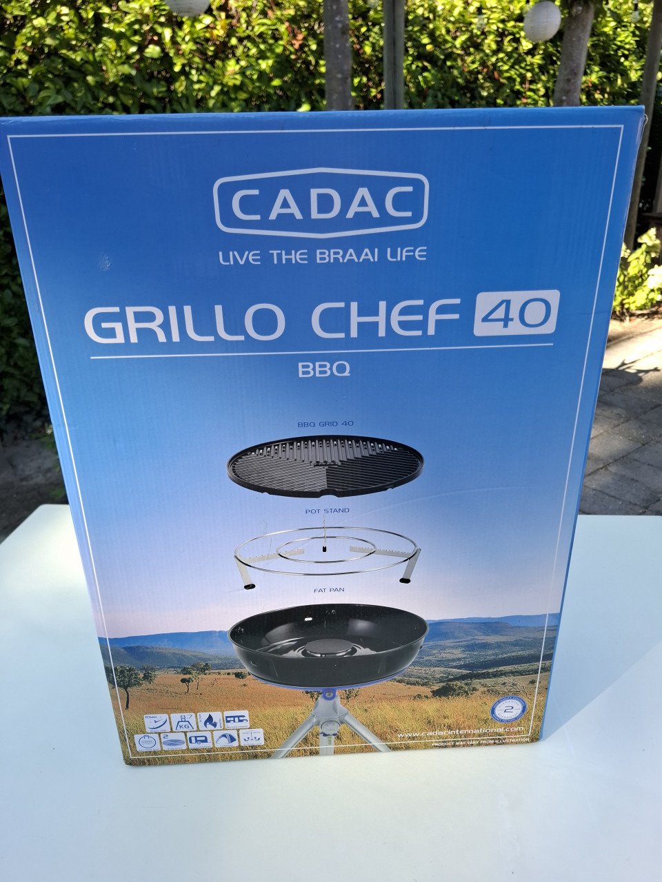 Gasbarbecue Cadac Grillo chef 40