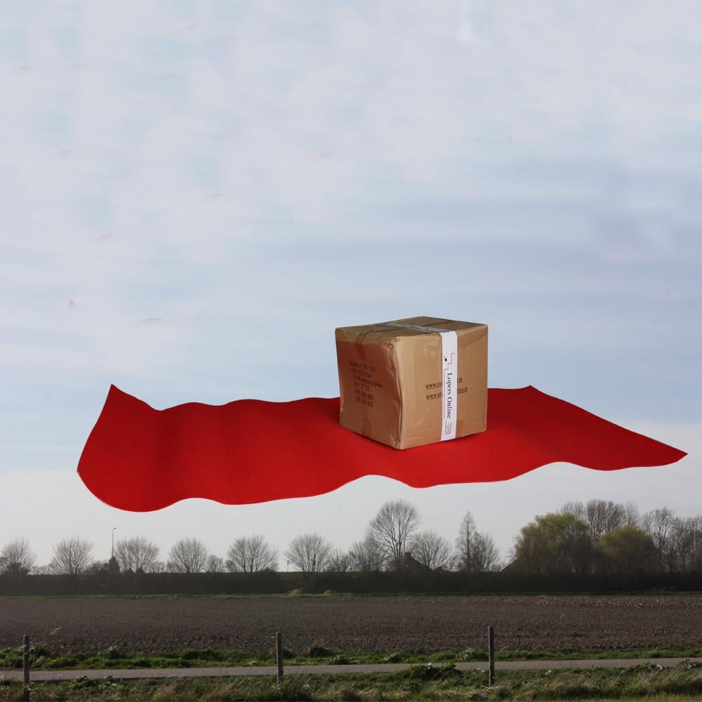 Rode loper voor bruiloft