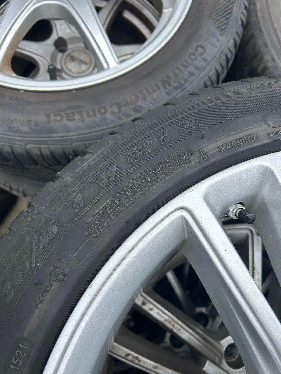 TESLA ALUMIUM 19 INCH VELGEN MET MICHELIN PILOTSPORT3 BANDEN