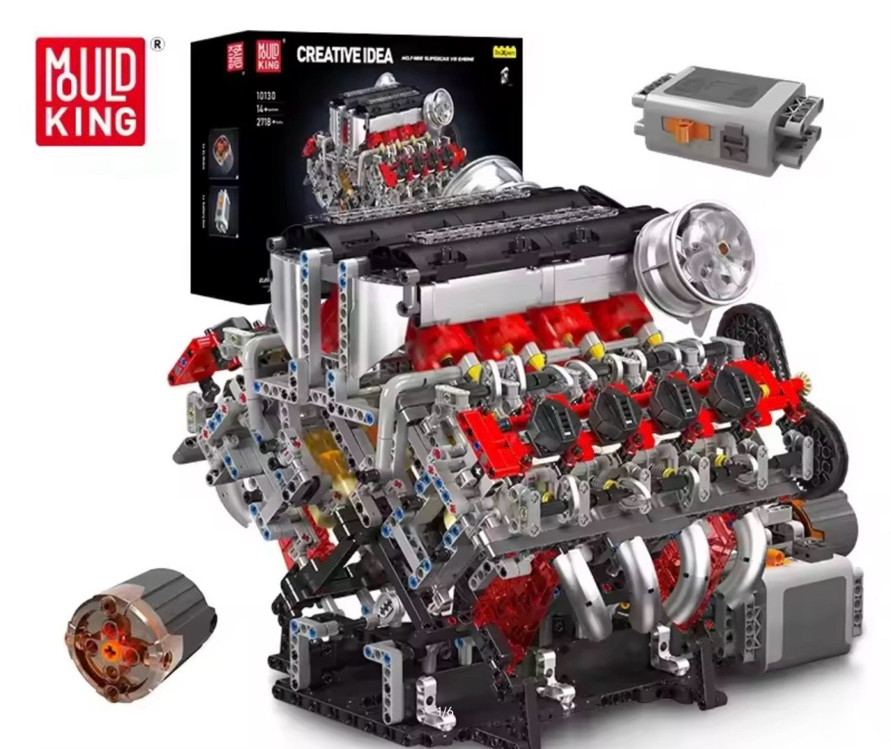 Mould King 10130 - V8 engine