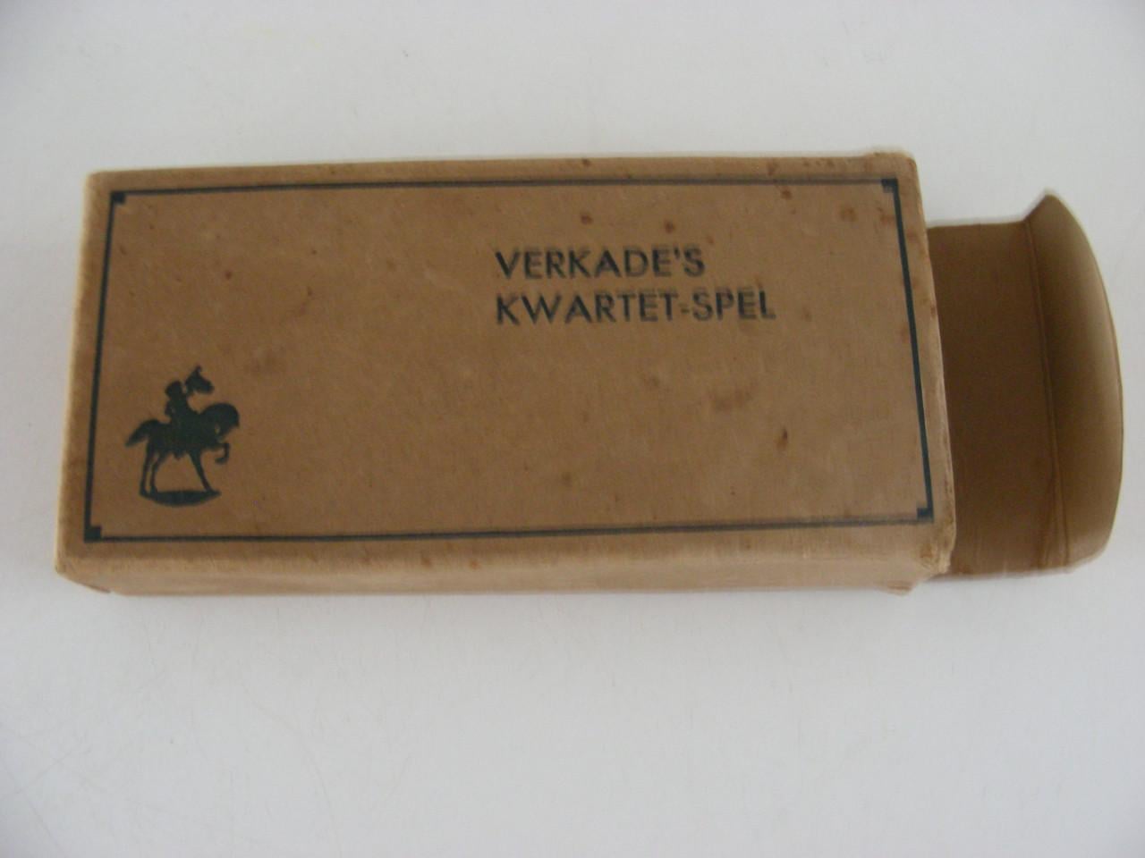 Kwartetspel van Verkade