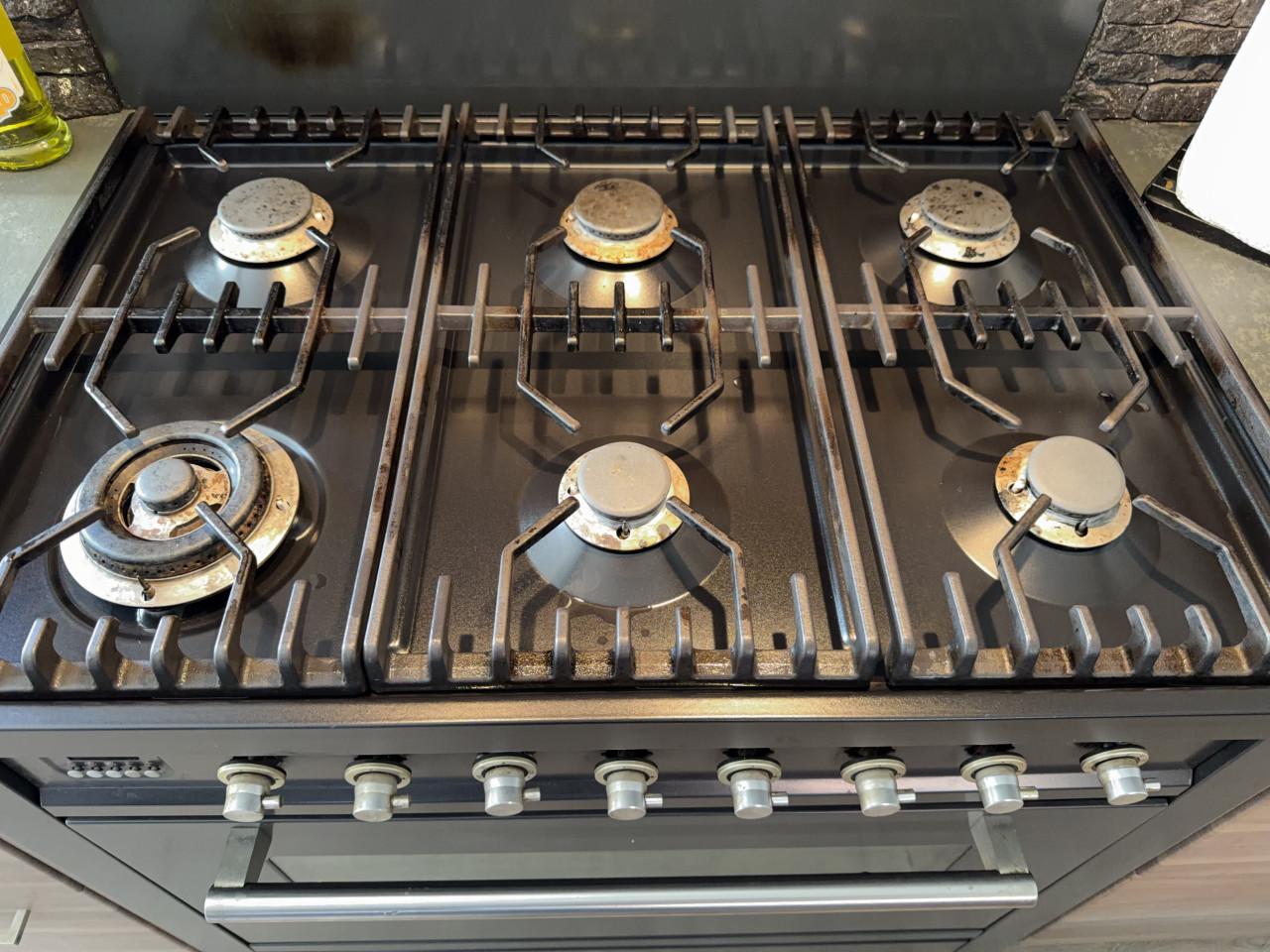 Boretti 6 pits gasfornuis