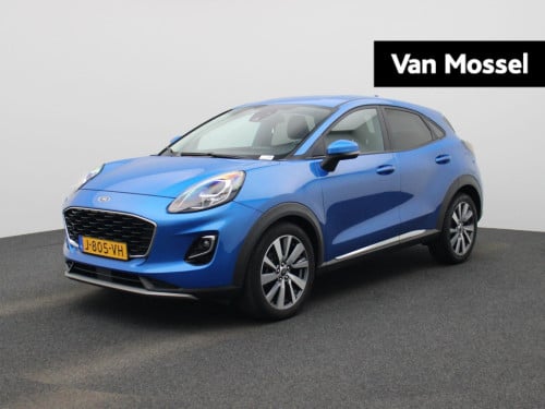 Ford Puma 1.0 ecoboost hybrid titanium x | lmv | led | parkeer sensoren | c