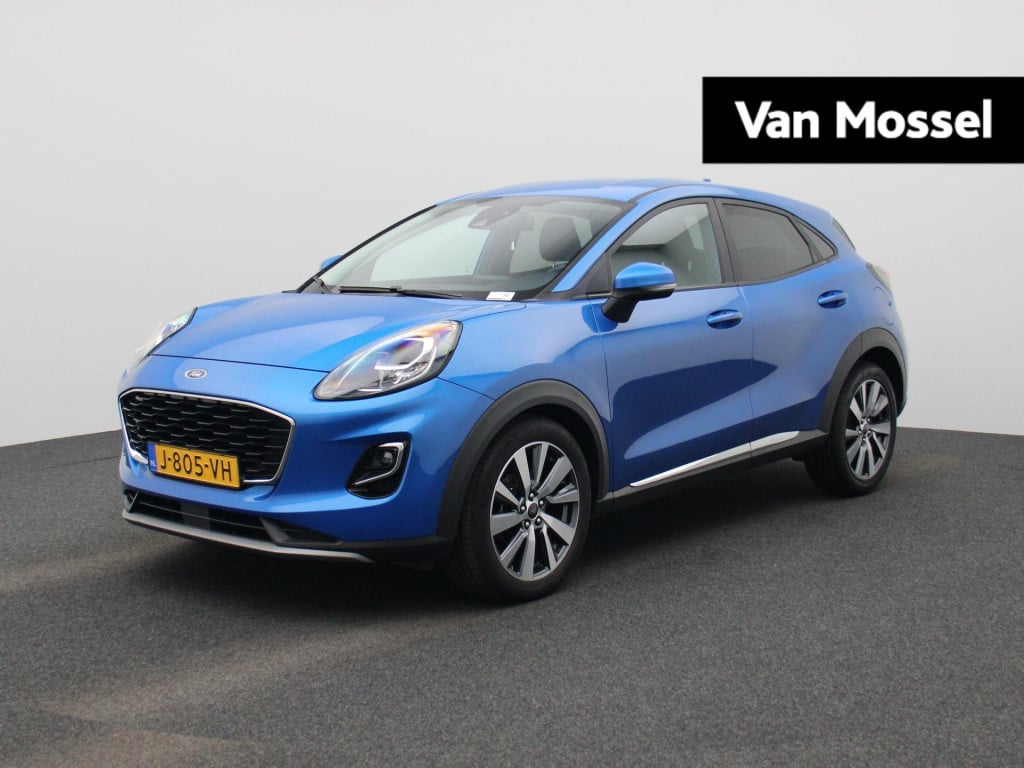 Ford Puma 1.0 ecoboost hybrid titanium x | lmv | led | parkeer sensoren | c