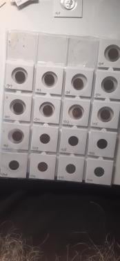 1 cent wilhelmina  17 stuks