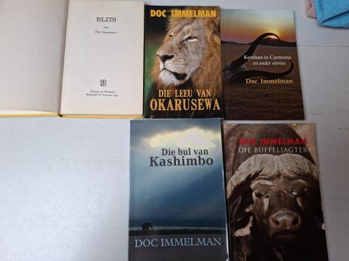 Te koop: 5 boekjes van Doc Immelman ( zuid afrikaans )
