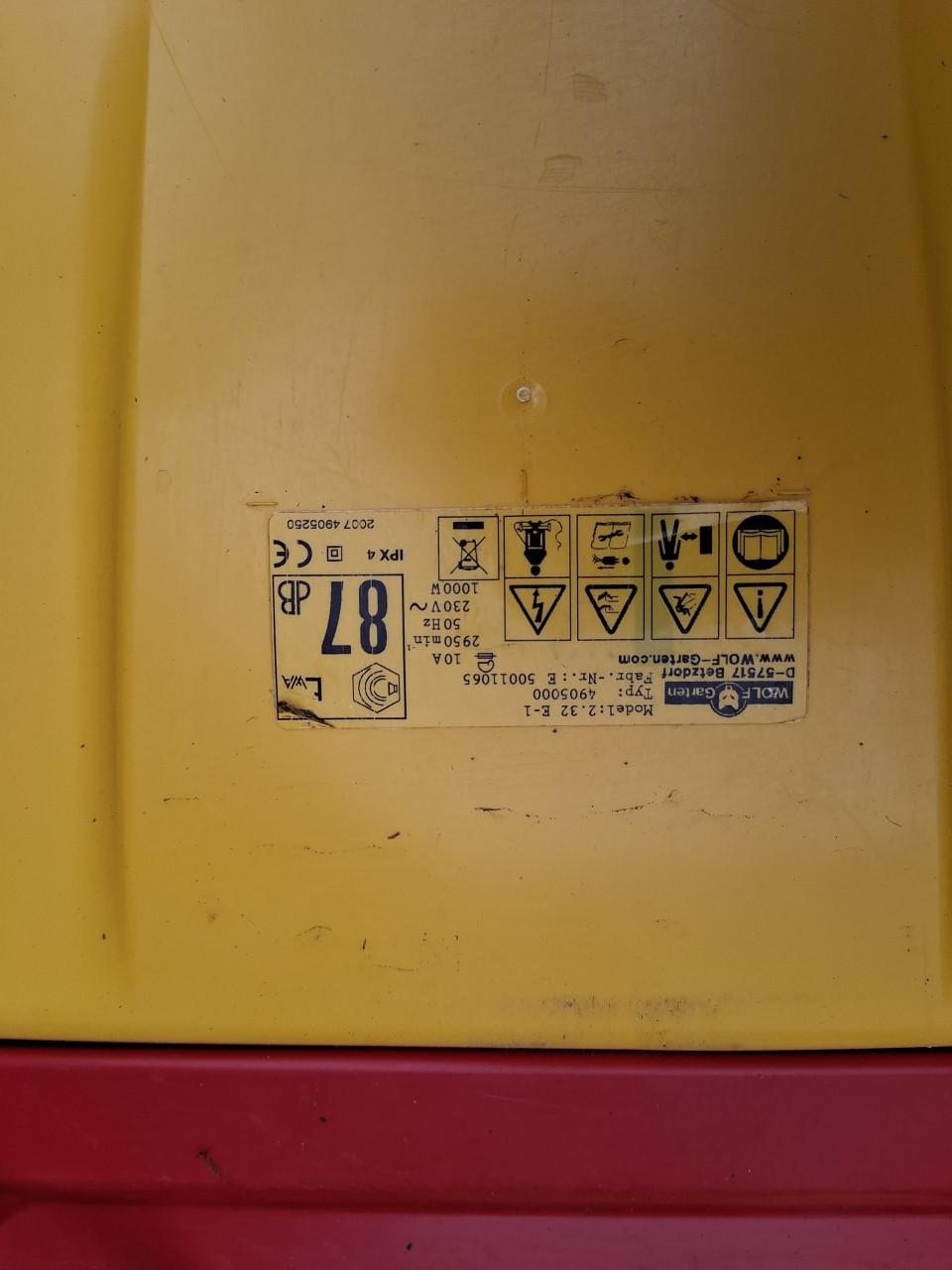 Wolf Garten 2.32 E 1   Grasmaaier