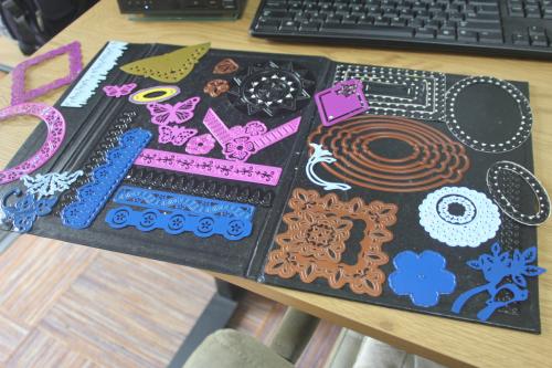 Magnetische bewaarmap,,incl mallen