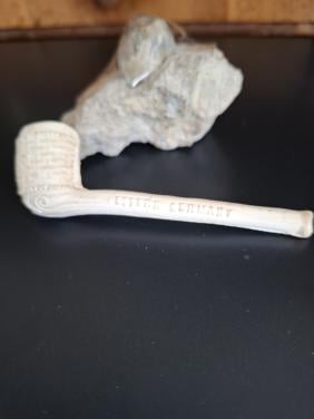 Kalk stenen pijpje uit Duidsland