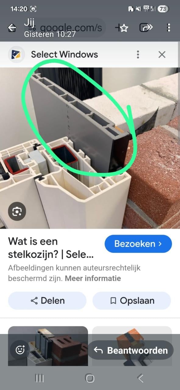 Kunststof stelkozijn R-2005