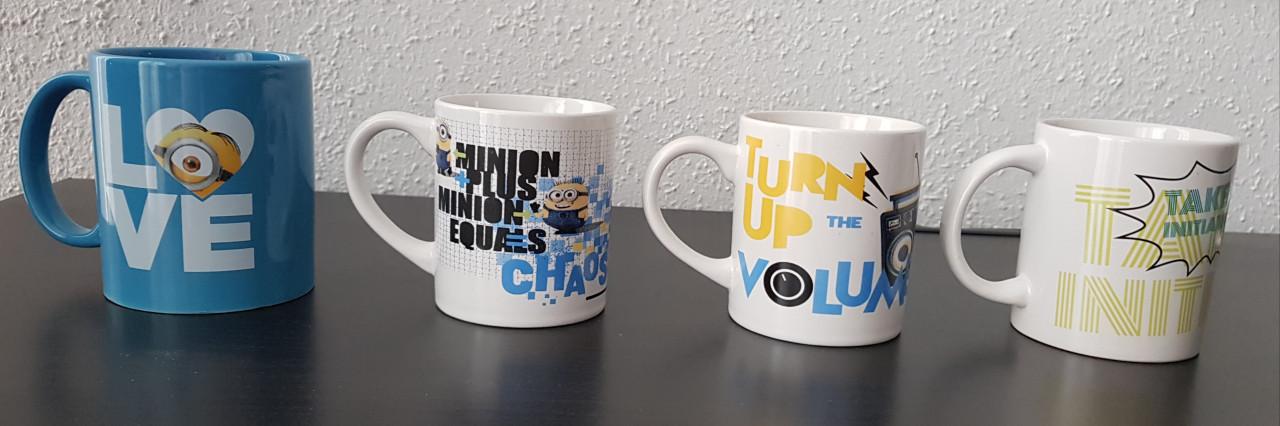 4 Minion mokken