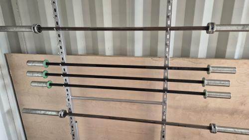 (Barbells) Halterstangen 20kg en 10kg