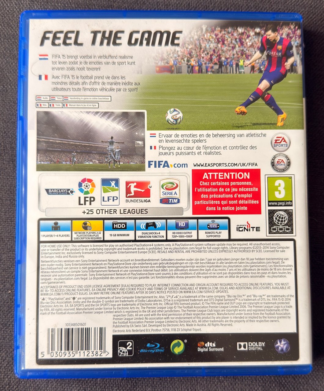 Fifa 15 en 16 voor PS4