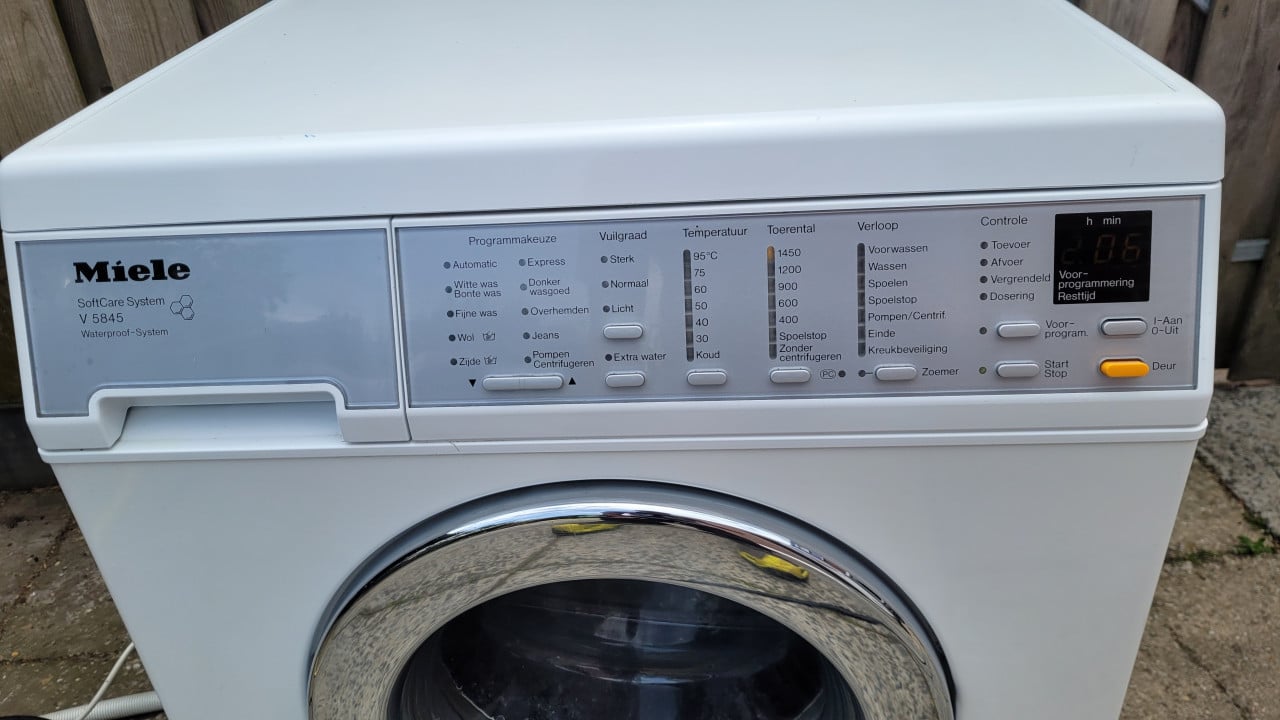 Miele wasmachine 1450 toeren
