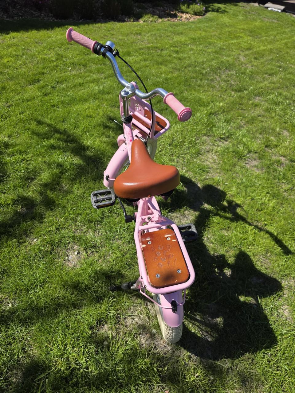 Roze kinderfiets 14 inch