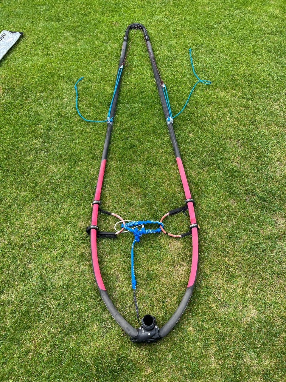 Neilpryde RS4 9,8 + 11,6 m2, met carbon masten + carbon giek