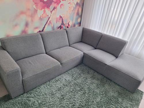 Hoekbank rechts grijs