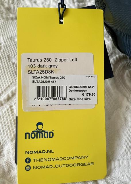 Nomad Taurus 250 donzen slaapzak 2024 – zo goed als nieuw