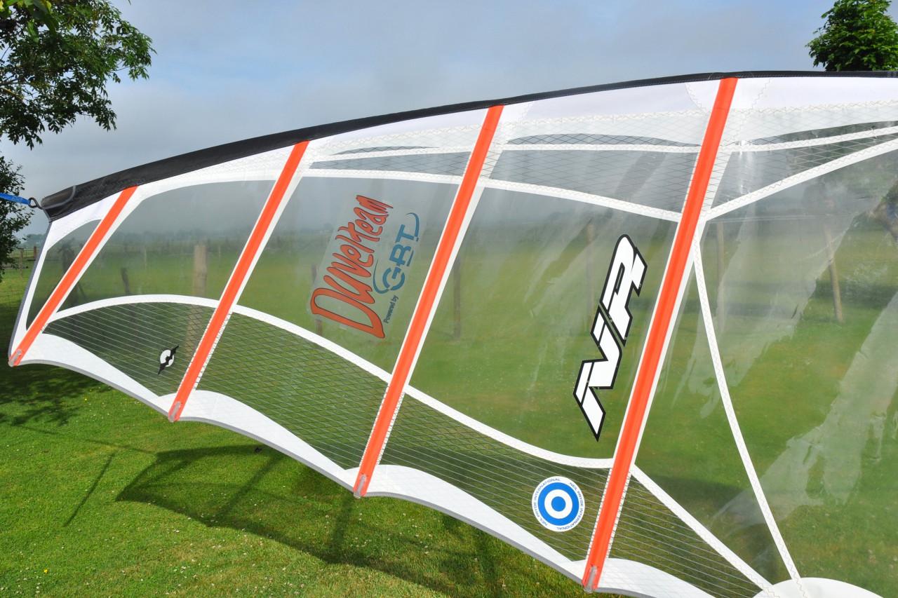 4.5 m2 NeilPryde NR Wave set (zeil, mast, giek)