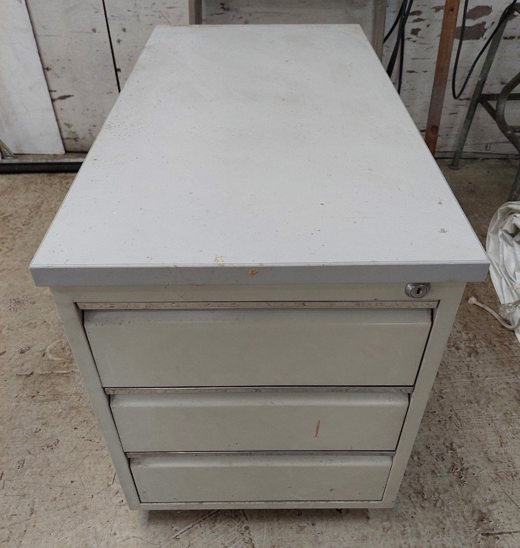 Stalen (3)laden (bureau)kast