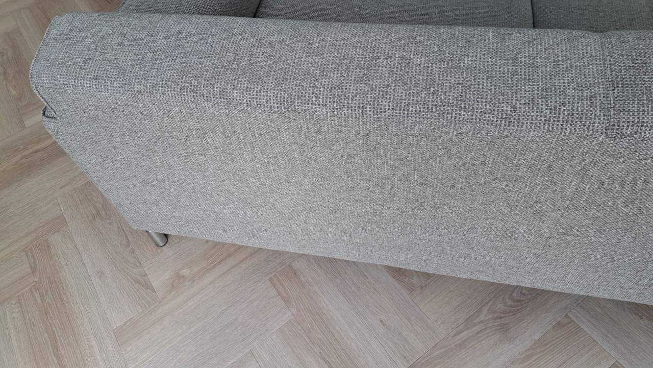 3-zitsbank grijsbruin 2m30