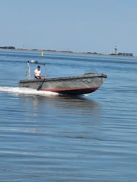 Aluminium werk/visboot