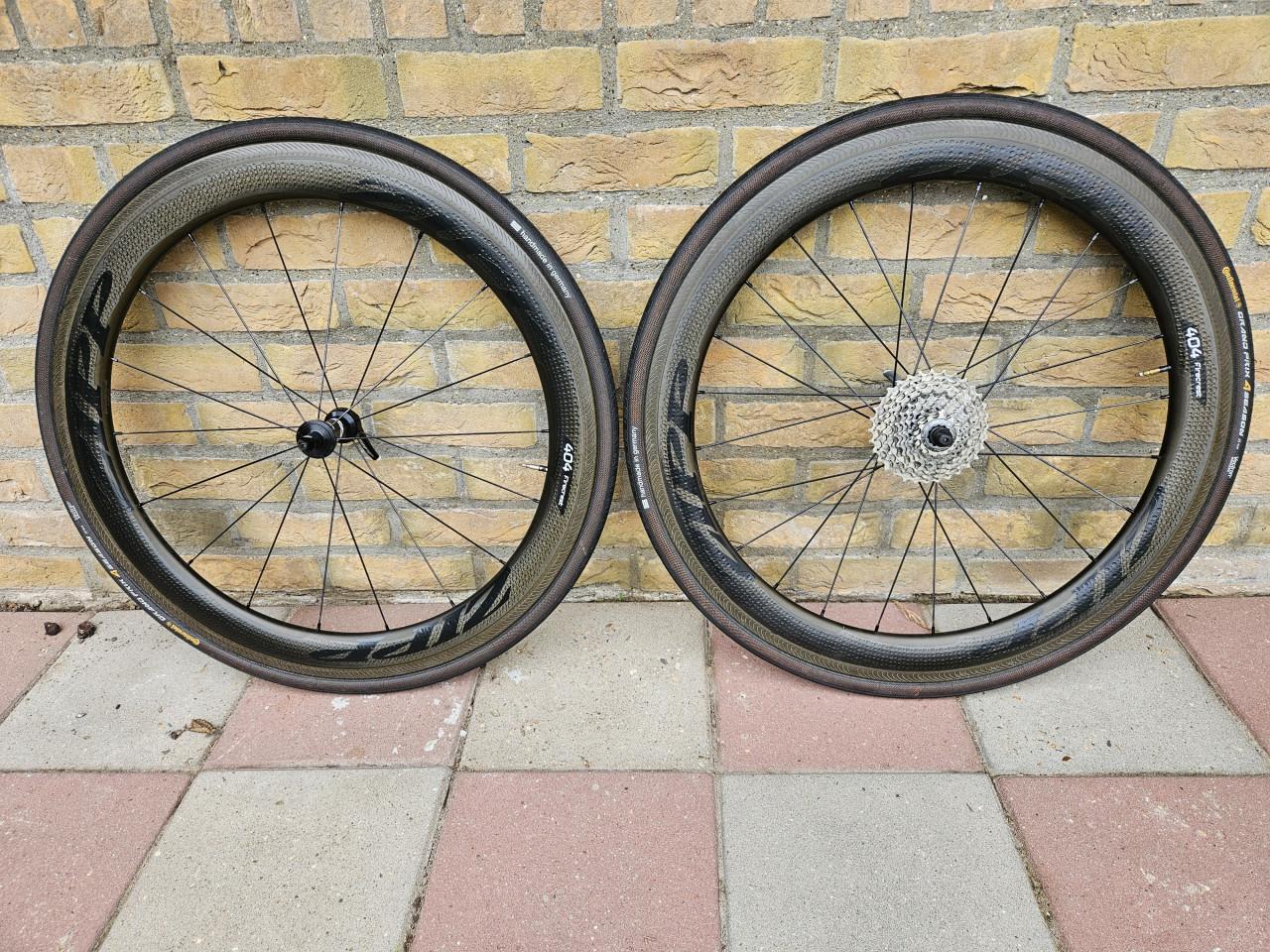 Originele Zipp 404 Firecrest Carbon Racefiets Wielen, ZGAN!!