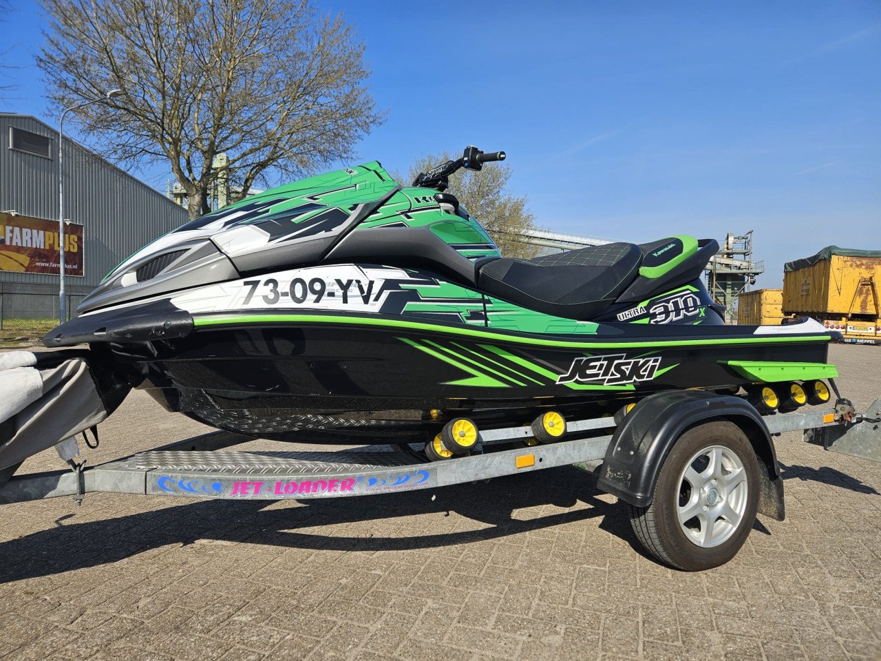 Kawasaki waterscooter 310 LX + trailer+hoes