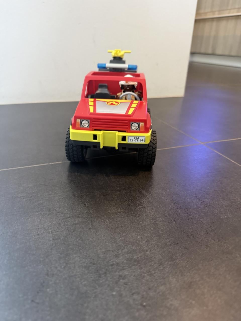 Playmobil brandweer auto