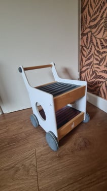 Houten loopwagentje/ karretje merk Janod