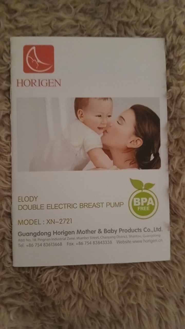 Horigen ELODY dubbelzijdige borstpomp met kolf- en koeltas