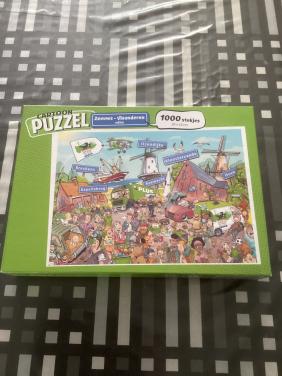 Cartoonpuzzel Zeeuws -Vlaanderen editie