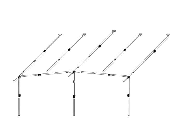Voortent frame