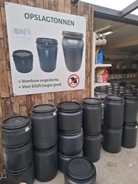 Voertonnen verschillende maten