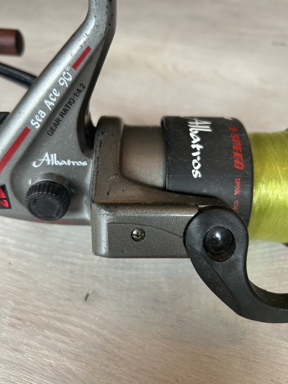 Te koop albatros sea ace 90 grote zeemolen met nieuwe lijn