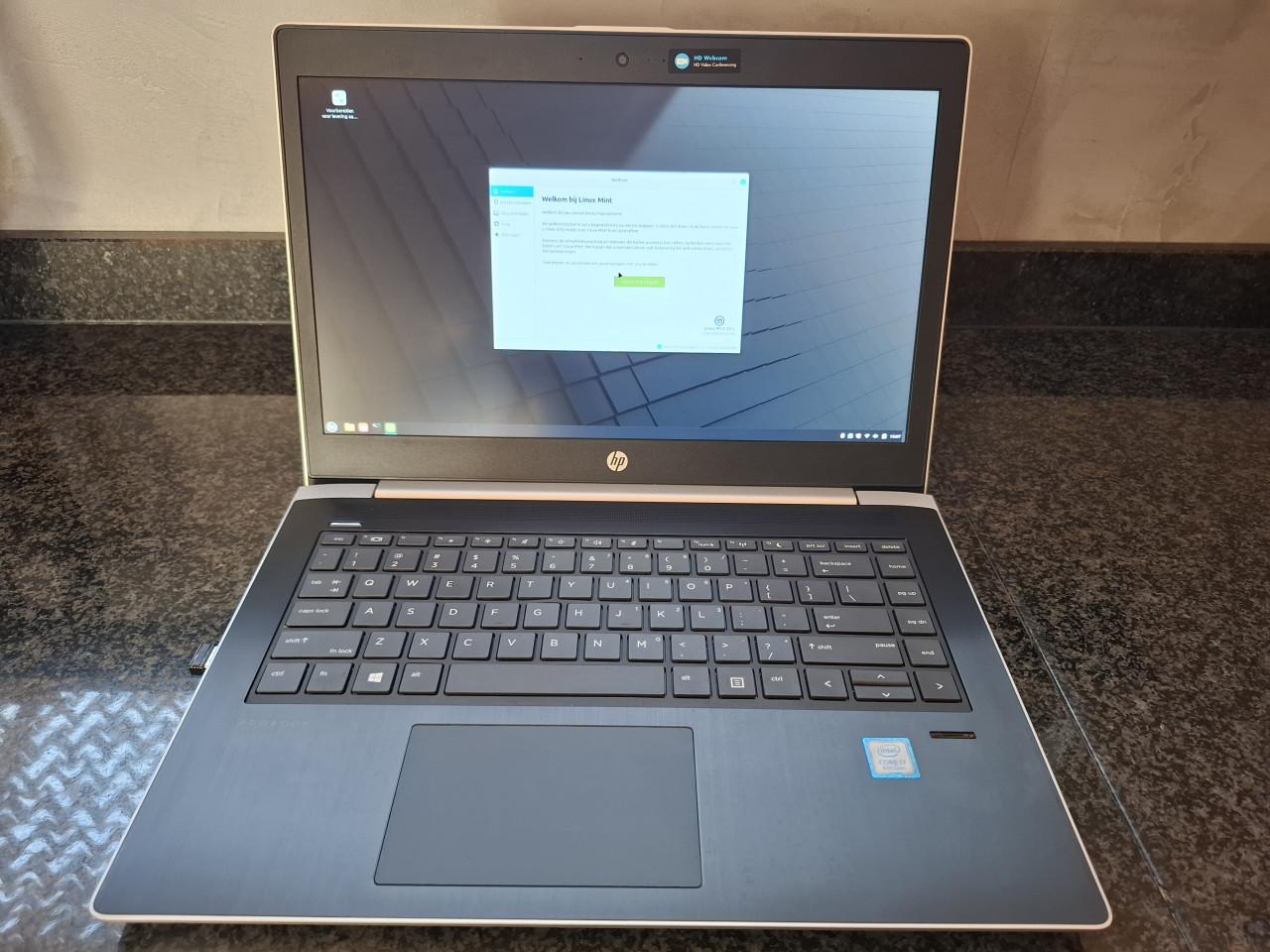 HP probook 440 G5 I7 8e Gen. 500GB SSD, 500GB HDD en 8 GB Ram.