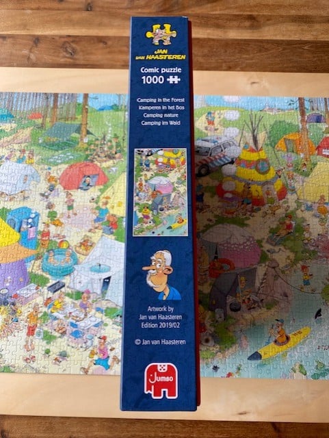 Jan van Haasteren puzzel | Kamperen in het bos | 1000 st.
