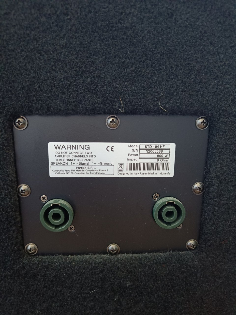 Markbass STD 104 HF 800w