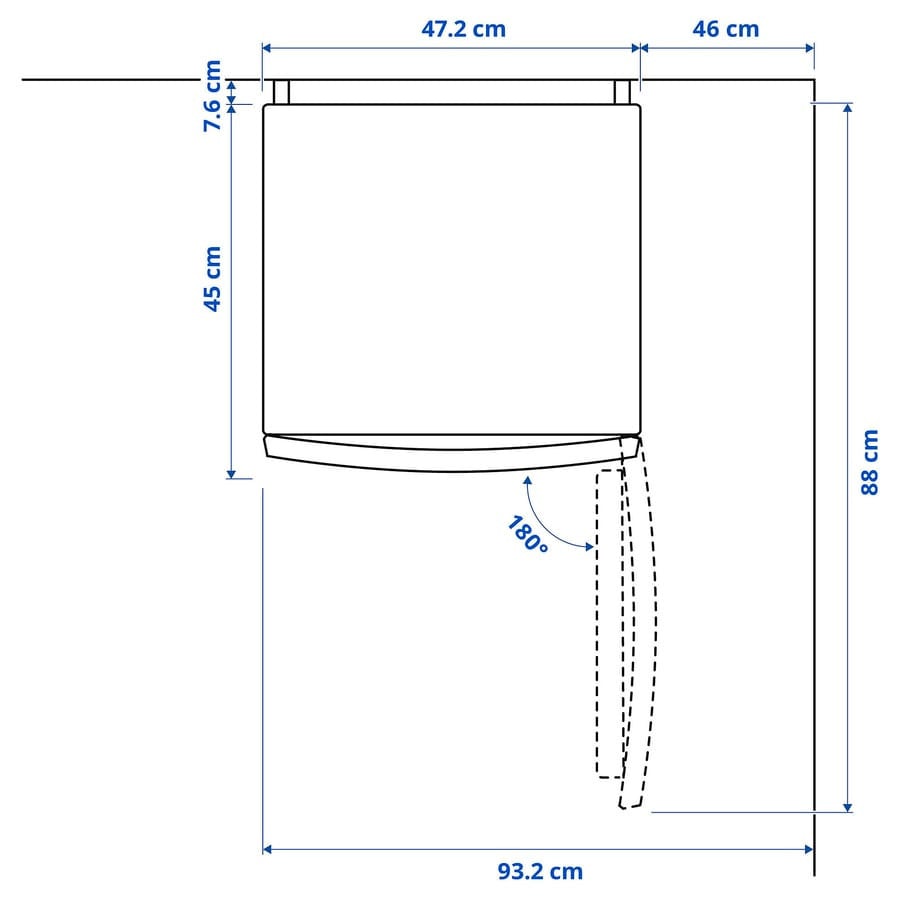 Mini / Bar / camping Koelkast inhoud 43 liter als nieuw