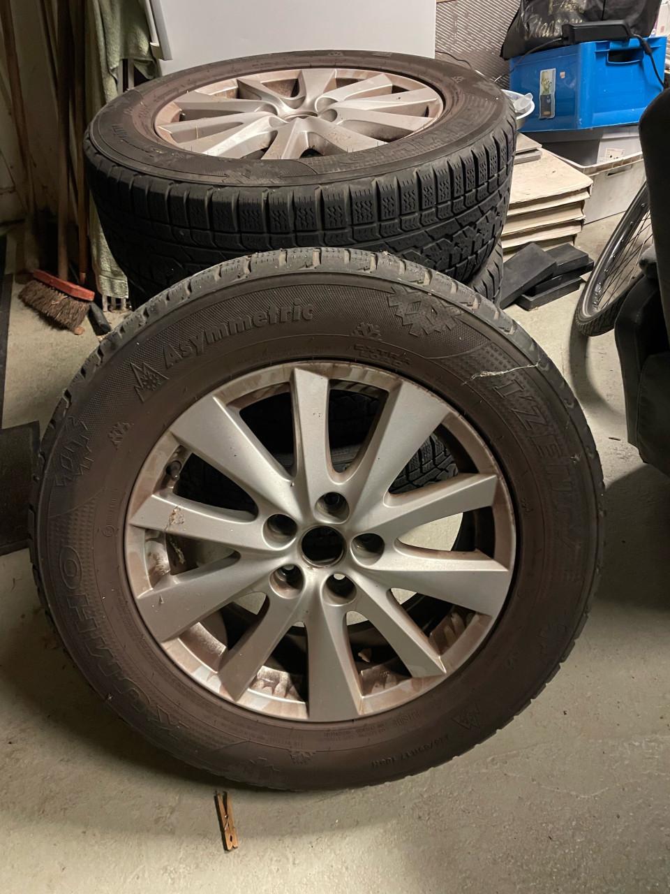 Lichtmetalen velgen met winterbanden Mazda CX-5