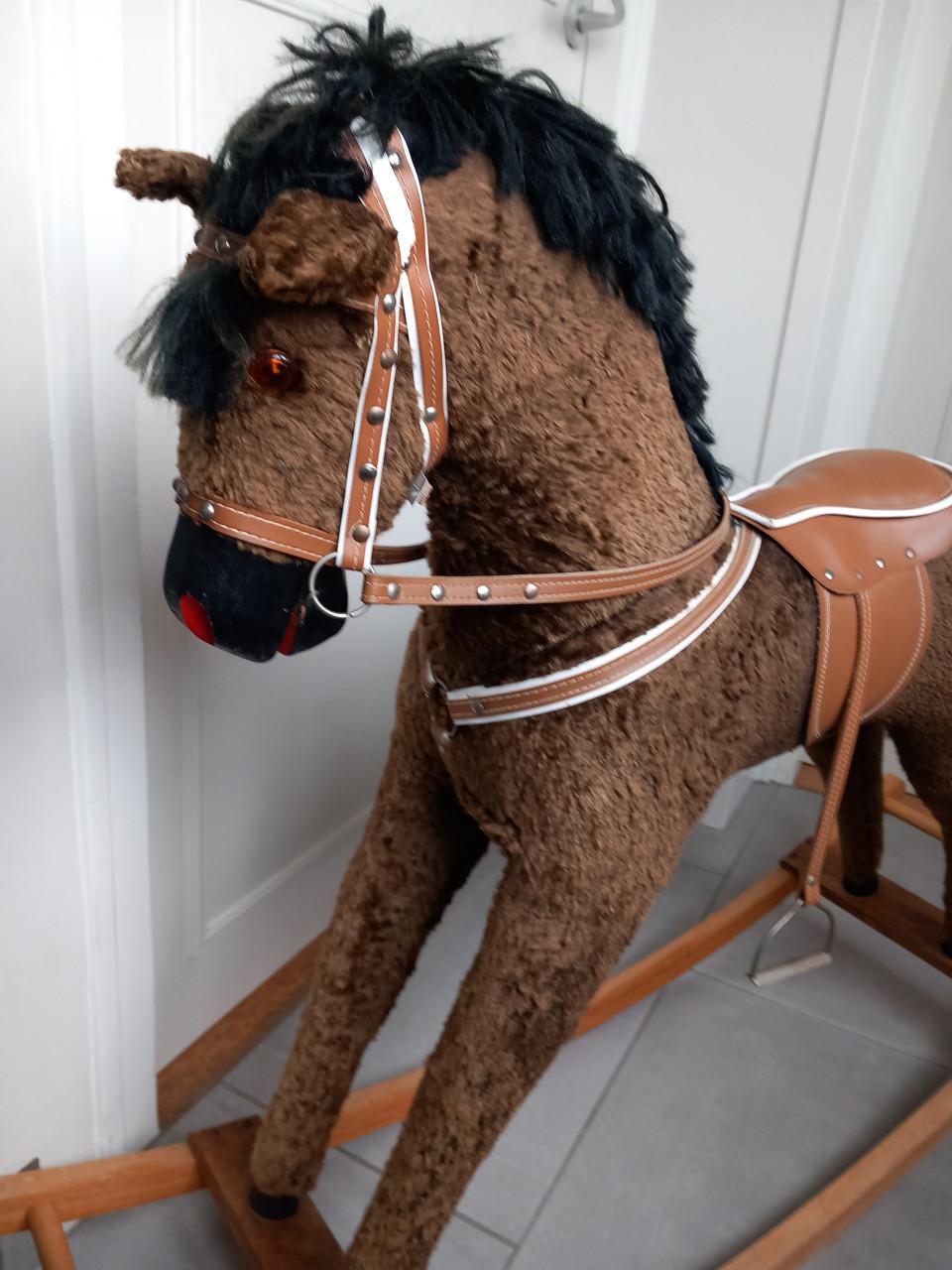 Houten hobbelpaard Vintage