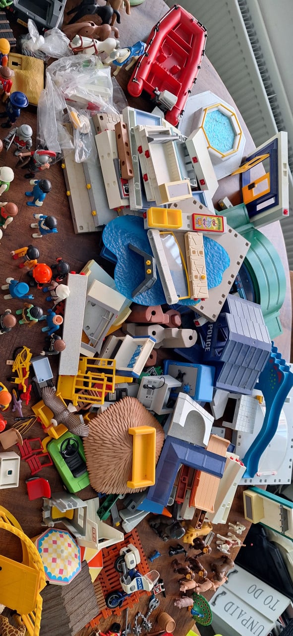 Partij playmobile te koop, BIEDEN!