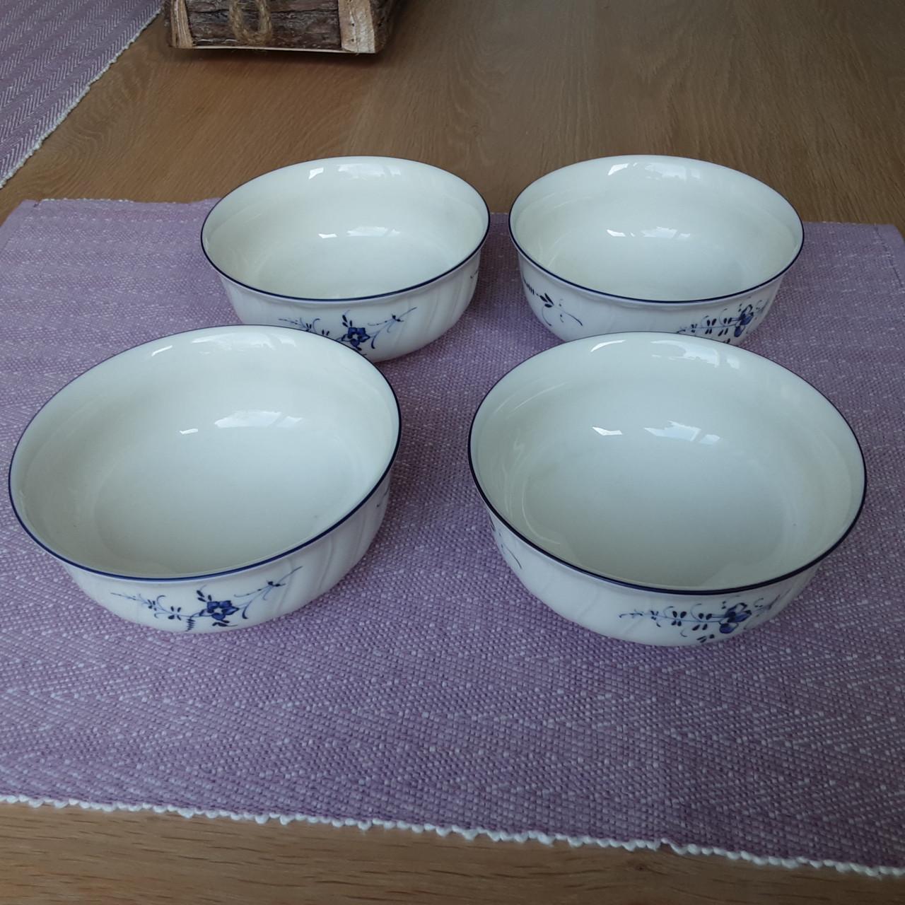 4 Dessertschaaltjes Villeroy en Boch