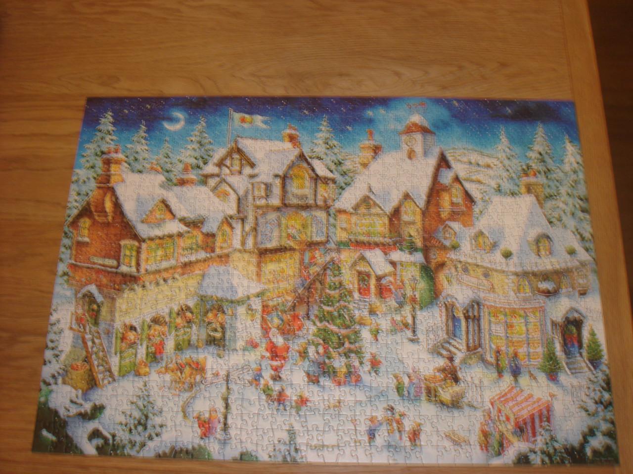 Te koop Complete Christmas Village puzzel Ravensburger