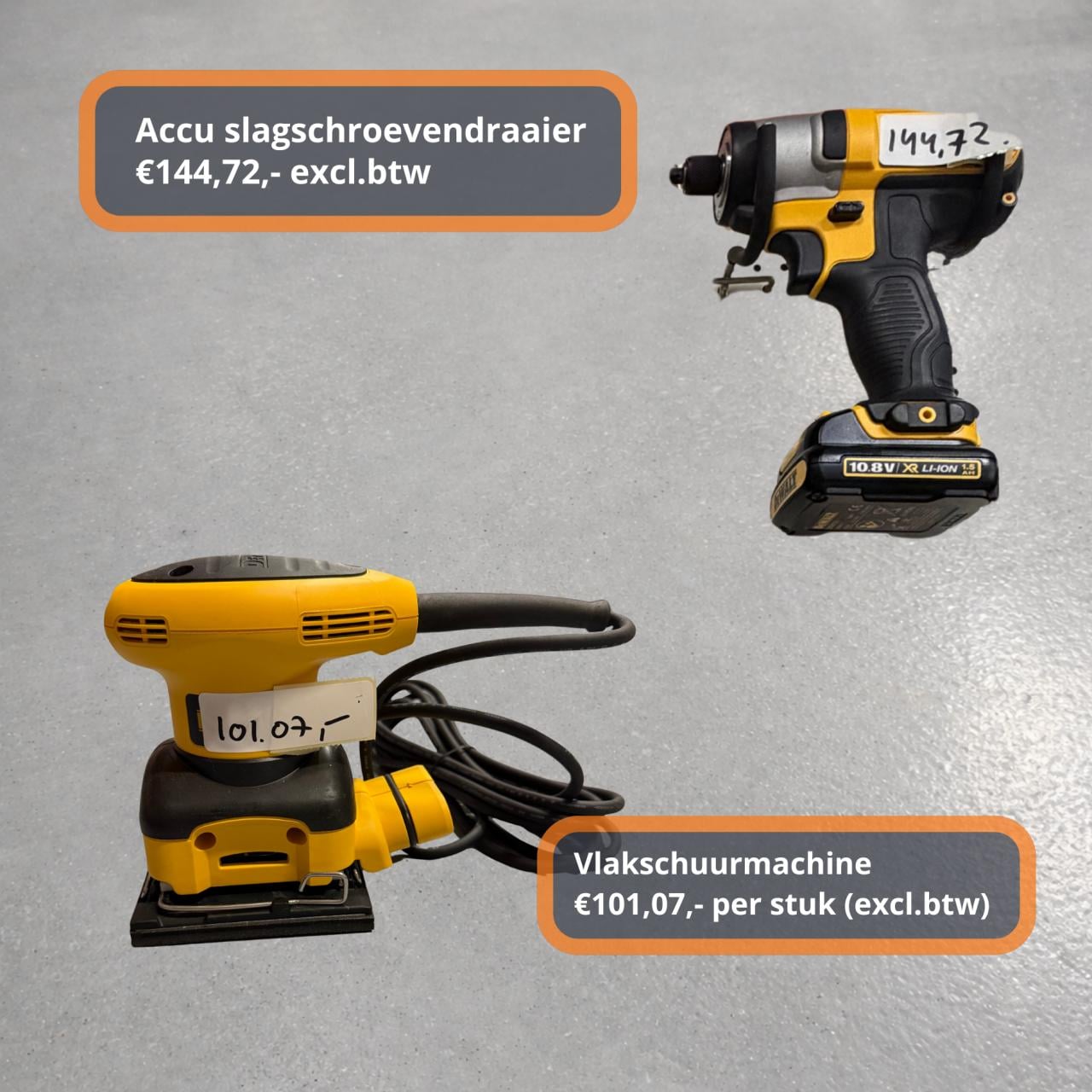OPRUIMING -> DeWALT gereedschap bij Bouwpartner de Jonge!
