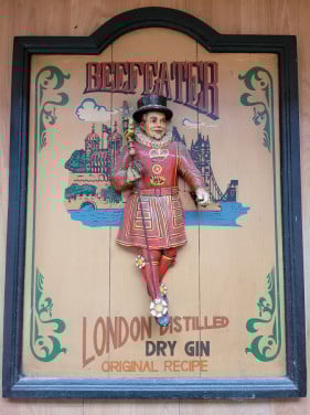 3D Pub Board BeefEater  L x B    81 x 60cm