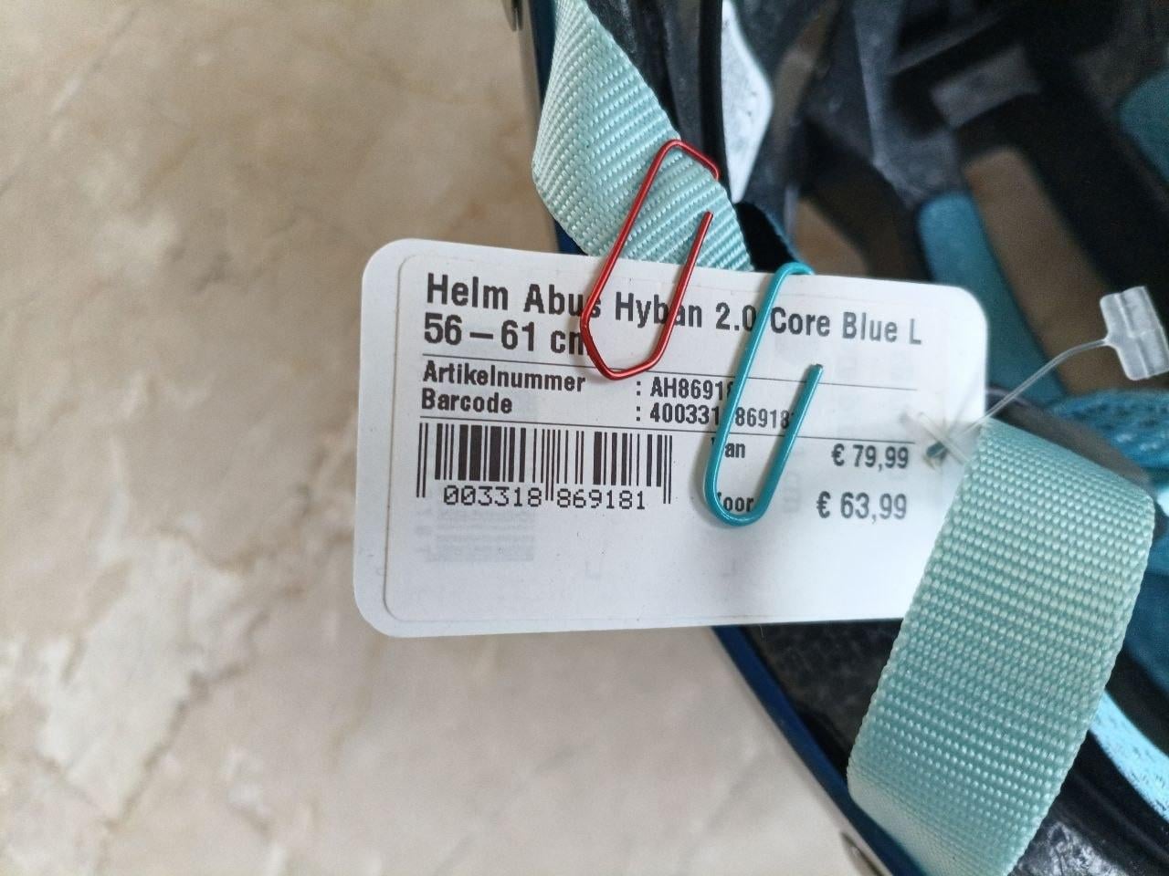 Ongebruikte fietshelm Abus Hyban 2.0